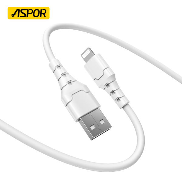 Aspor A101 1M 3.0A Quick Charge & Data Cable for Lightning | iPhone